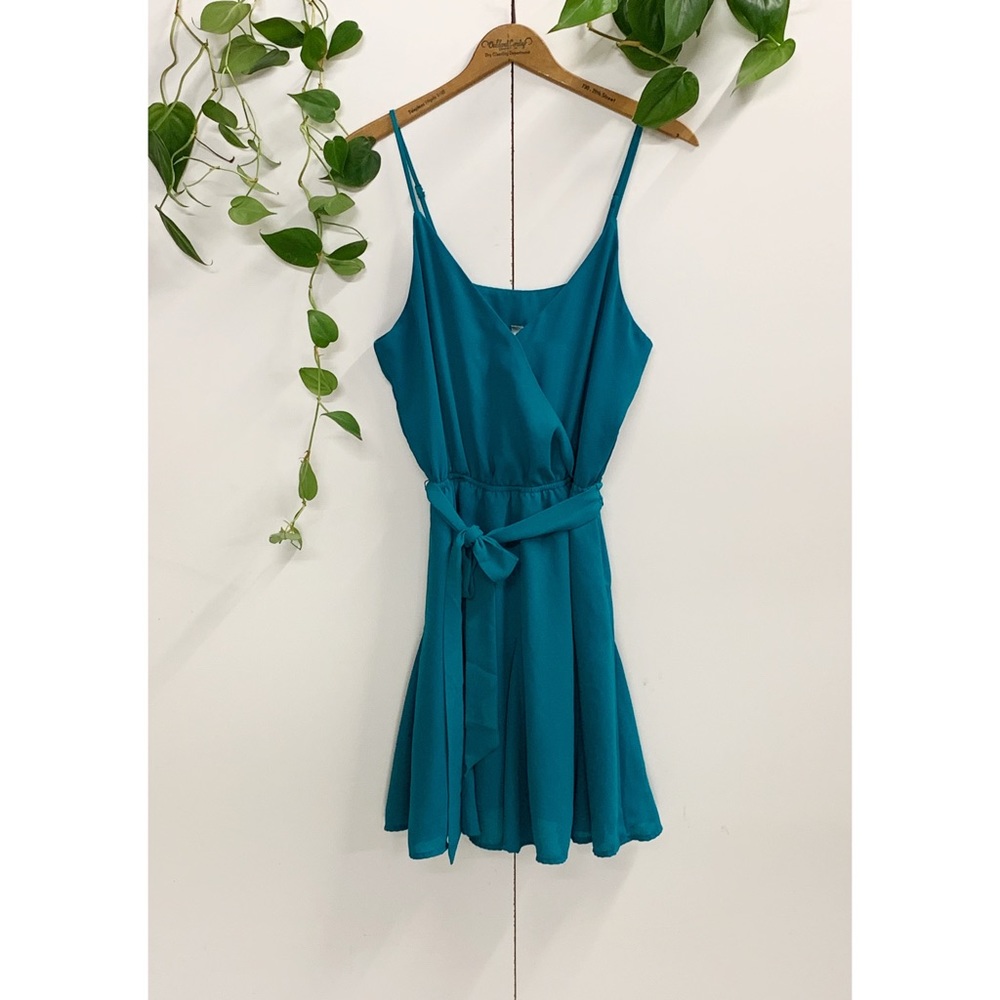 Flirty Teal Dress